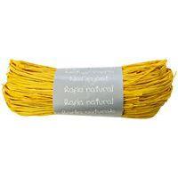 Pelote raphia naturel 50g, Jaune citron - Image principale