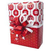 Rouleau papier cadeau 60g, 50x0,70m Boules scandi - Image 2