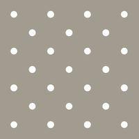 Rouleau papier cadeau 80g 50x0,70m Pois fd taupe - Image 2