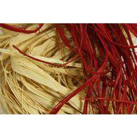 Pelote raphia naturel 50g, Rouge - Image 2