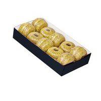 Plateau de 10 pelotes de fil métallisé 20mx1mm, Or - Image 2