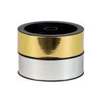 Plateau de 8 bobinots métallisés 10mx25mm, Argent - Image 5