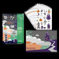 Etui de 12 planches gommettes Halloween thumbnail image 3