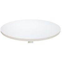 Table de réunion haute Easy Office pied métal Ø 80 cm Blanc - Manutan Expert - Image 2