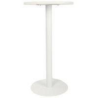 Table de réunion haute Easy Office pied métal Ø 80 cm Blanc - Manutan Expert thumbnail image 5