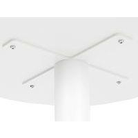 Table de réunion haute Easy Office pied métal Ø 80 cm Blanc - Manutan Expert thumbnail image 6