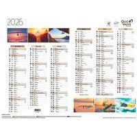 Calendrier 2026 12 mois Sport Fantaisie - Quo Vadis