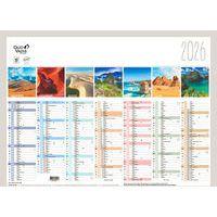 Calendrier Fantaisie la Terre 13 mois - Année 2026 - Quo Vadis