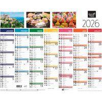 Calendrier mural fantaisie Tradition - 13 mois - 2026 - Quo Vadis