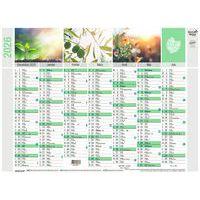 Lot de 10 Calendrier banque recyclé fr equology par 10 - 55x40,5cm - Image principale