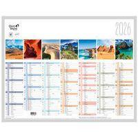 Calendrier mural fantaisie La Terre - 13 mois - 2026 - Quo Vadis