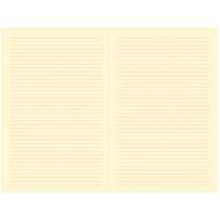 Carnet de note 24 ligné en soie 16x24 cm corail - Image 2