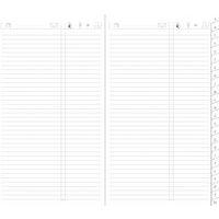 Répertoire alphabétique en soie de 16x24 cm noir - Image 2