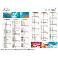Calendrier 2025 12 mois Sport Fantaisie - 55x40,5cm - Image 2