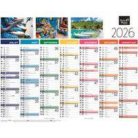 Lot de 10 Calendrier fantaisie fr tradition par 10 - 27x21cm - Image 2