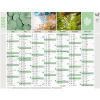 Lot de 10 Calendrier banque recyclé fr equology par 10 - 27x21cm - Image 2