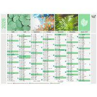 Lot de 10 Calendrier banque recyclé fr equology par 10 - 55x40,5cm thumbnail image 2