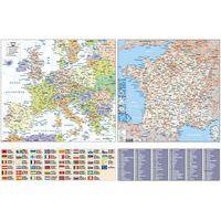 Lot de 10 Calendrier annuel horizontal fr arc en ciel par 10 - 65x43cm thumbnail image 2