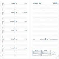 Agenda semainier italnote b rep fr impala noir - Image 2