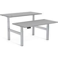 Bureau bench réglable Cambio-Piètement gris 160cm Gris - Image principale
