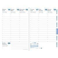 Agenda hebdomadaire 2025 affaires recyclé Déc/Déc bleu thumbnail image 3