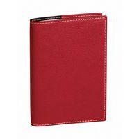 Agenda mensuel 2025 12 mois Club Plain - 10x15 cm - Rouge - Image principale