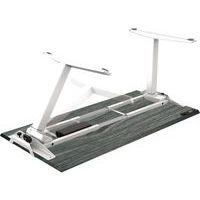 Bureau réglable Levado -Piètement blanc Plateau 160cm Chêne - Image 5