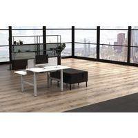 Bureau bench réglable Cambio-Piètement gris 180cm Érable - Image 2