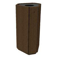 Poubelle Parc Hexagonale plastique recyclé - Espace Urbain - Image principale