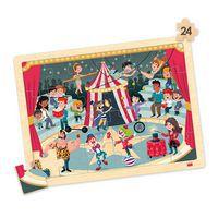 Lot de 4 puzzles 'Les loisirs' de 24 pièces en bois. thumbnail image 3