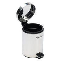 Poubelle sanitaire Inox à pédale Manutan - Manutan Expert thumbnail image 3