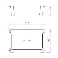 Lot de 10 casiers scolaires polypropylène bleus - Image 5