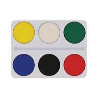 Boîte plastique de 6 godets - Assortiment de 6 couleurs - Classmates