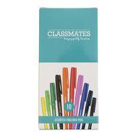 Stylo feutre pointe fine - Assortiment de 10 couleurs - Classmates