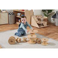 Rouleaux en bois - Lot de 8 - Jeu libre et éducatif - Hope Education thumbnail image 2