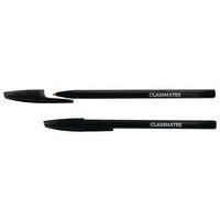 Stylo à bille - Design élégant - Classmates - Noir - Lot de 50 - Image principale