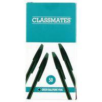 Stylo à bille - Design élégant - Classmates - Vert - Lot de 50 - Image 4