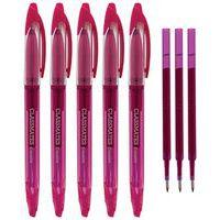 Stylo roller effaçable Classmates - Rose - Lot de 12 thumbnail image 3