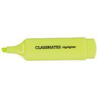 Surligneur jaune vif - Pointe biseautée 5mm - Classmates - Lot de 10 thumbnail image 3