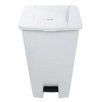 Poubelle mobile à pédale 120 L Blanc - Manutan thumbnail image 6