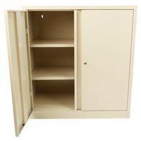 Armoire monobloc à porte battante compacte - H 100 cm - Manutan Expert - Image 4