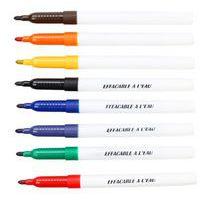 Pochette 8 feutres pointe moyenne couleurs assorties - Image 2