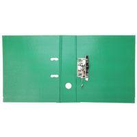 Classeur à levier plastique A4 dos: 75mm avec œillets de blocage et porte-étiquettes - Vert - Image 2