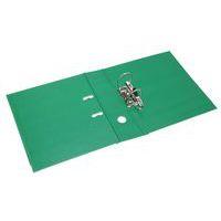Classeur à levier plastique A4 dos: 75mm avec œillets de blocage et porte-étiquettes - Vert thumbnail image 5