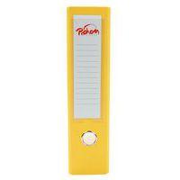 Classeur à levier plastique A4 dos: 75mm avec œillets de blocage et porte-étiquettes - Jaune thumbnail image 8