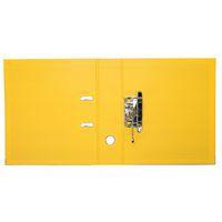 Classeur à levier plastique A4 dos: 75mm avec œillets de blocage et porte-étiquettes - Jaune thumbnail image 7