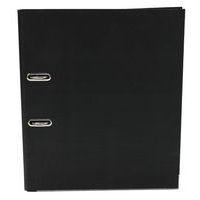 Classeur à levier plastique A4 dos: 50mm avec œillets de blocage - Noir - Image 2