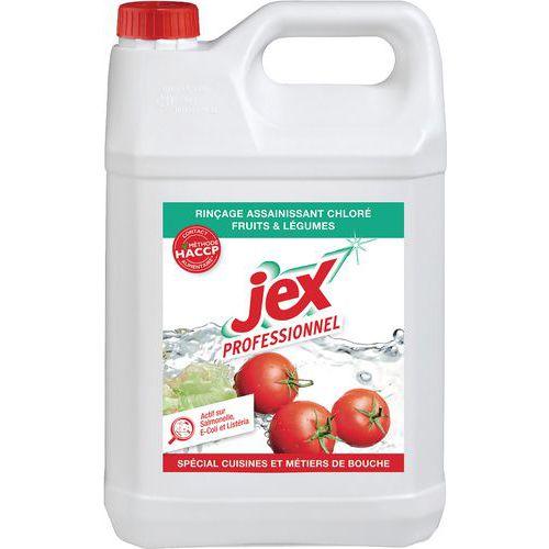 Illustration de : Rinçage assainissant chloré pour fruit et légume - Jex