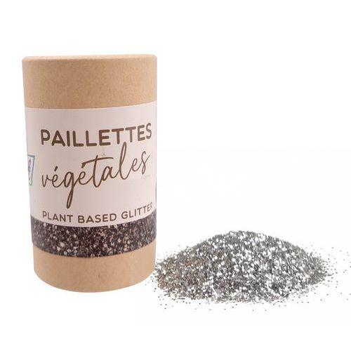 Paillettes biodégradable végétales en tube 35 g argent thumbnail image 1