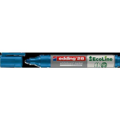 Marqueur effaçable à sec Edding 28 pointe ogive recyclé - Bleu thumbnail image 1